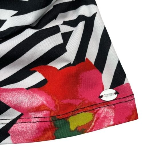 GUESS Raven Floral Off Shoulder Top Sz XS - Picture 6 of 8